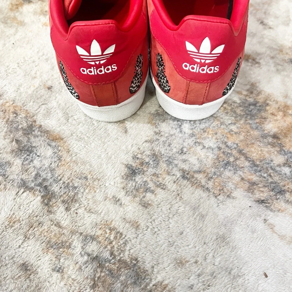 Farm Rio x Adidas Red Superstar Pineapple 6.5
